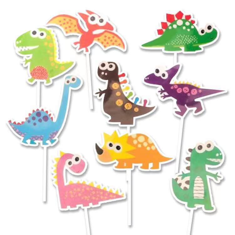dinosaur toppers for cakes