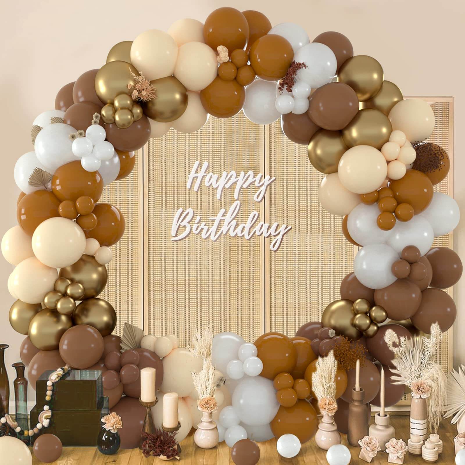 boho balloon garland