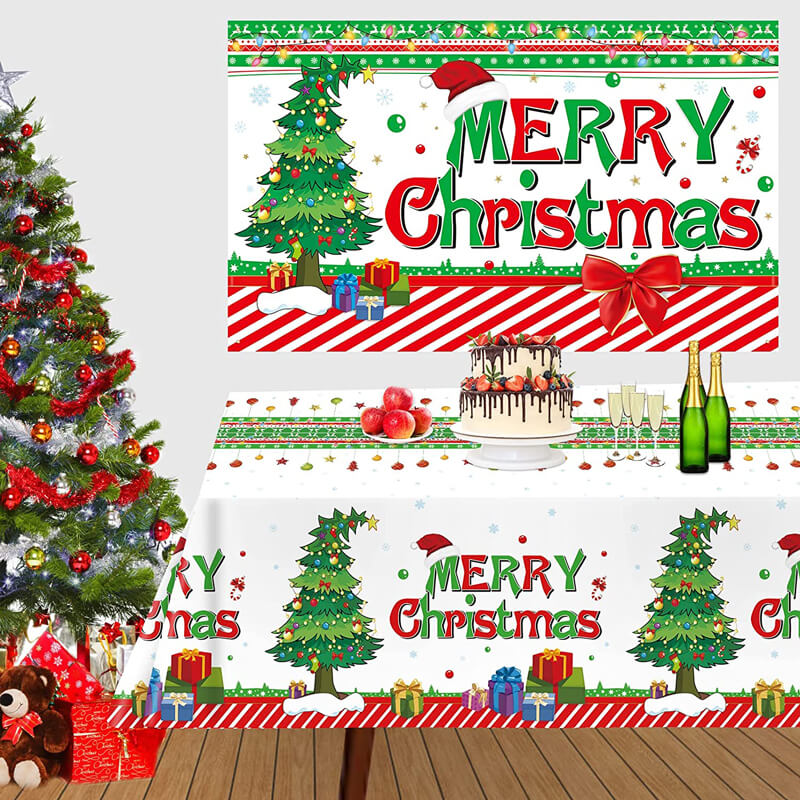 Christmas Paper Tablecloth