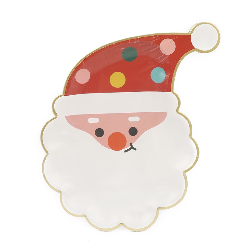 Santa Claus Craft Paper Plate 