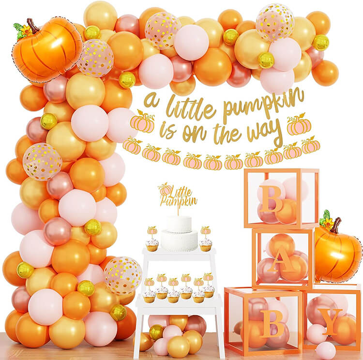 thanksgiving balloon garland