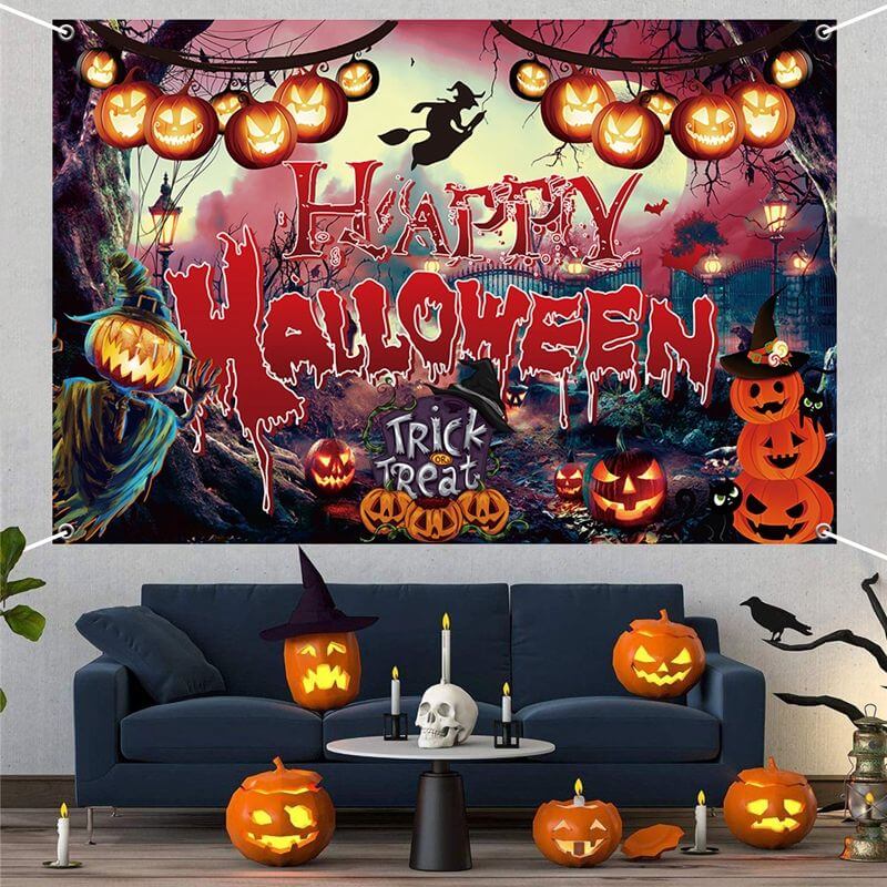 creepy halloween backdrop