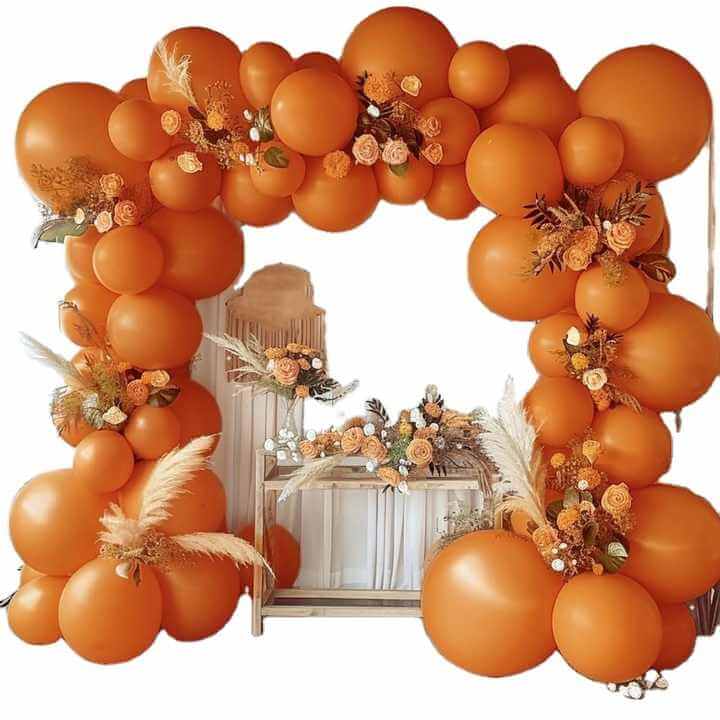 thanksgiving balloon garland