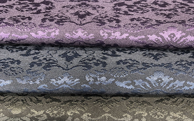 Polyester Rayon Woven Dyed Jacquard Fabric
