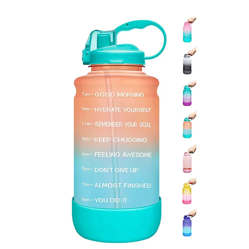 1000ml colorful plastic leak-proof fitness water bottle  P03-0219 glam camp