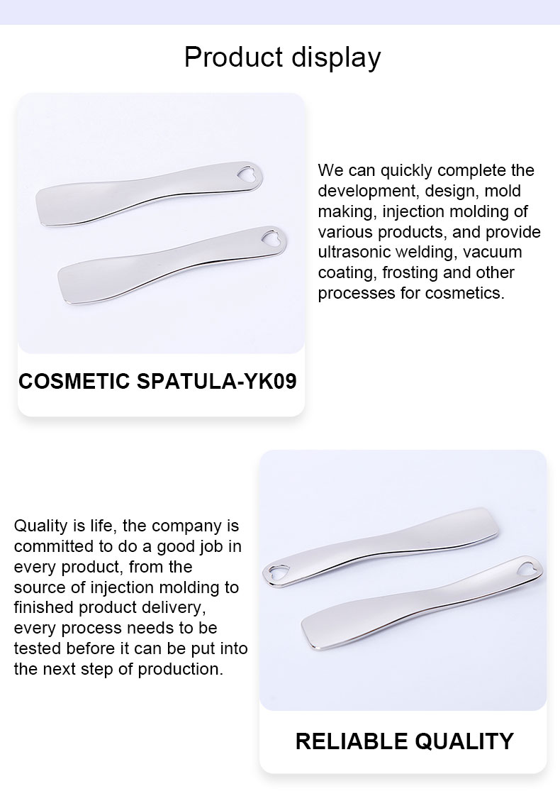 bulk metal cosmetic spatula