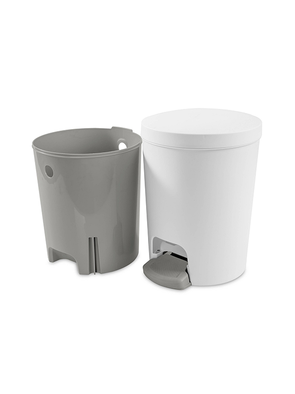 6L round stepped trash can