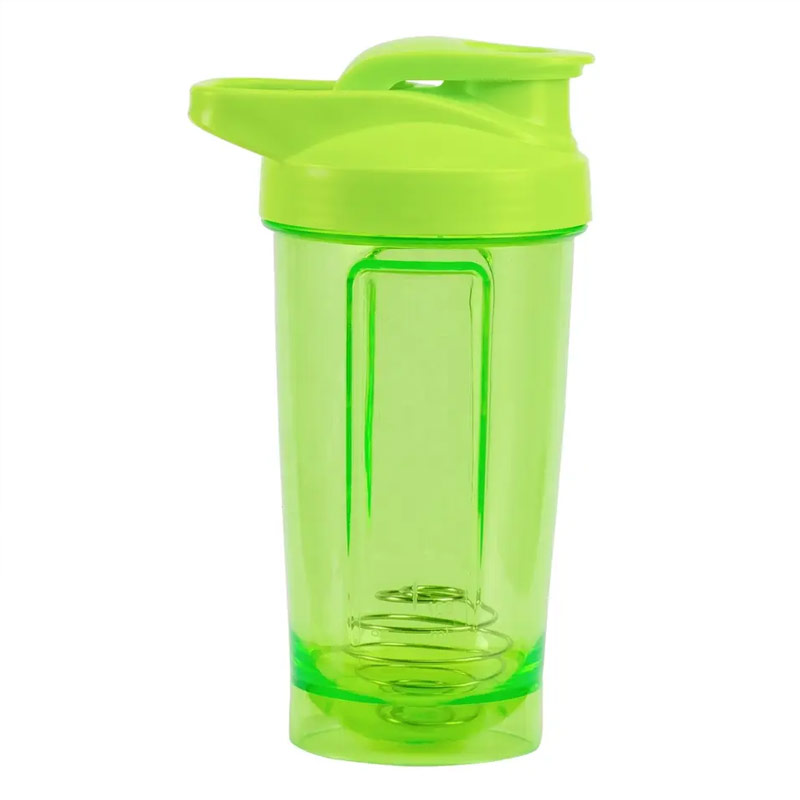 Food safe 600ml protein sports shaker with handle and whisk ball  P01-0055 glam camp