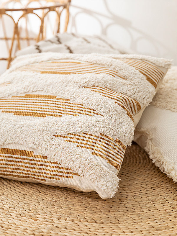 Detachable and washable bedside cushion and pillow