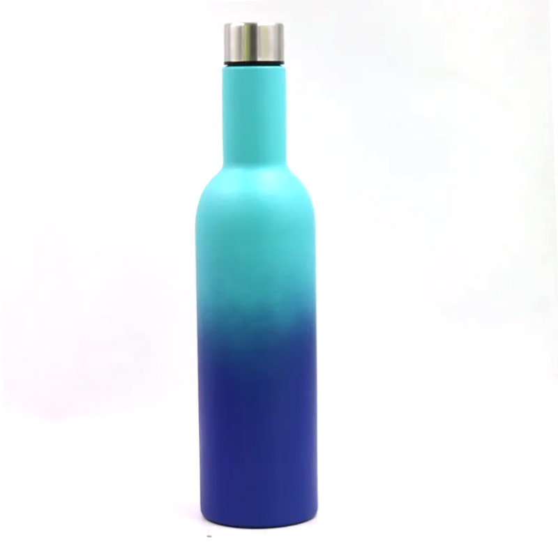 17oz and 25oz stainless steel insulated sublimation double wall insulator wine bottles SX-W25 glam camp