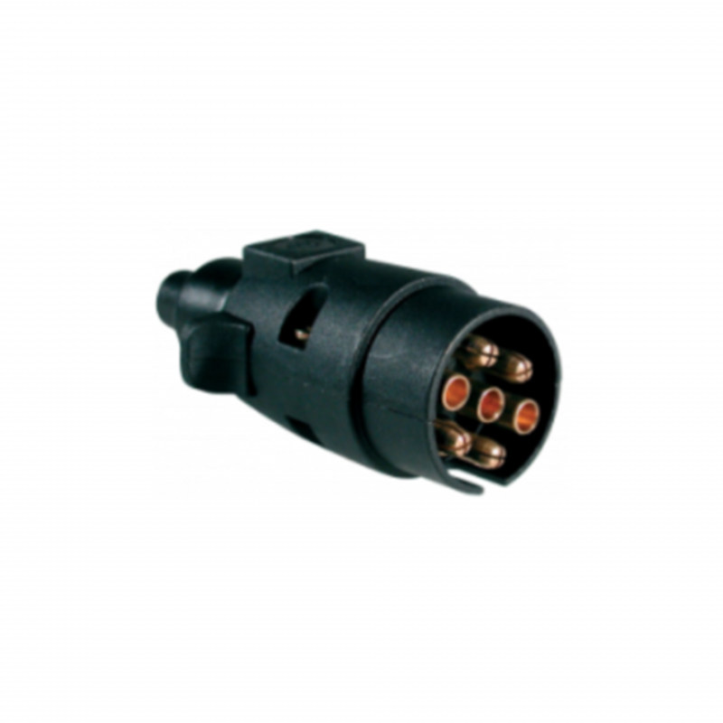 12Volt 7 pin plug, metal PS14