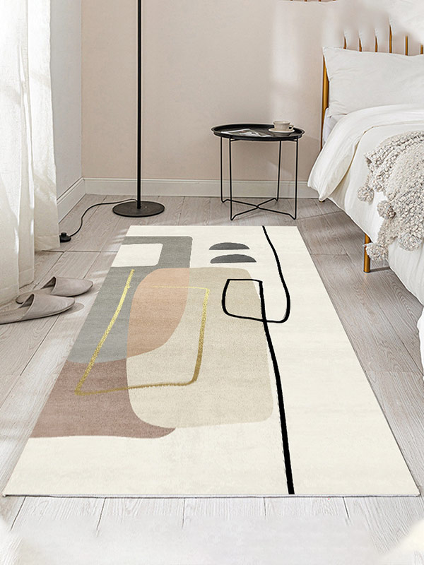 Modern minimalist abstract wall-to-wall household floor mat