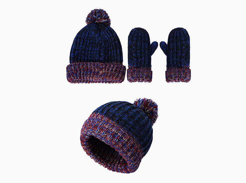 Black knitted hat