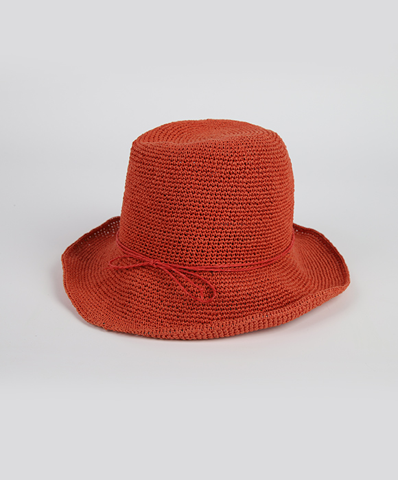 Custom Red Straw Hat
