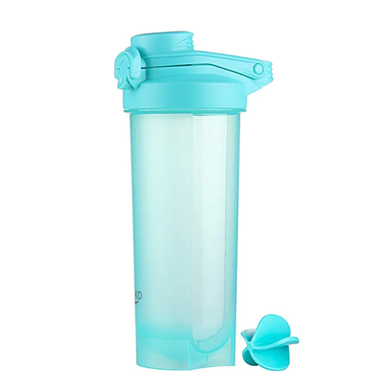 400ml custom sublimation eco-friendly plastic classic neon color shaker cup for protein shake P01-0084 glam camp