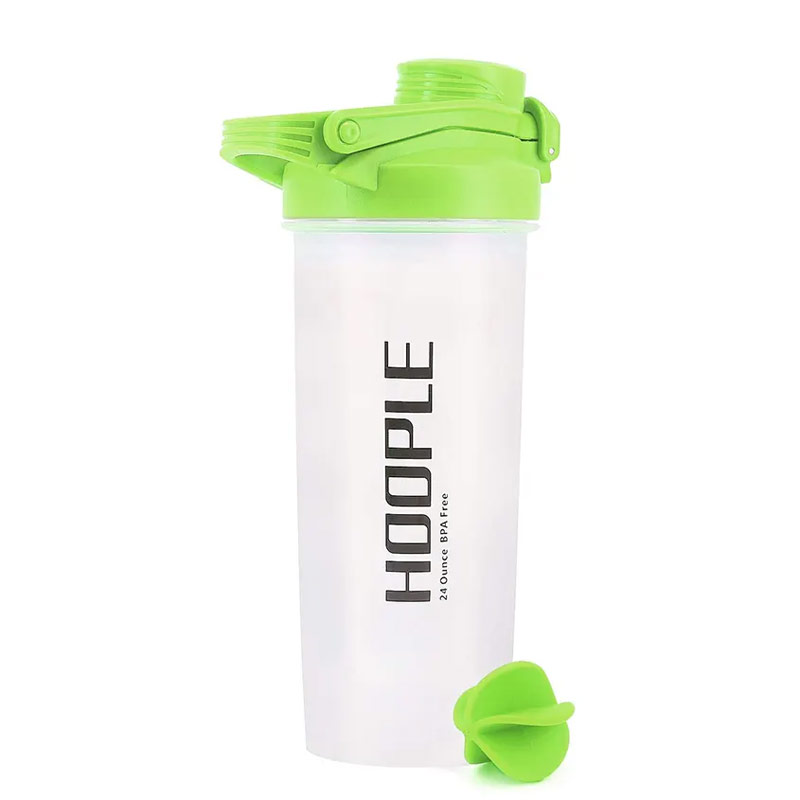 400ml custom sublimation eco-friendly plastic classic neon color shaker cup for protein shake P01-0084