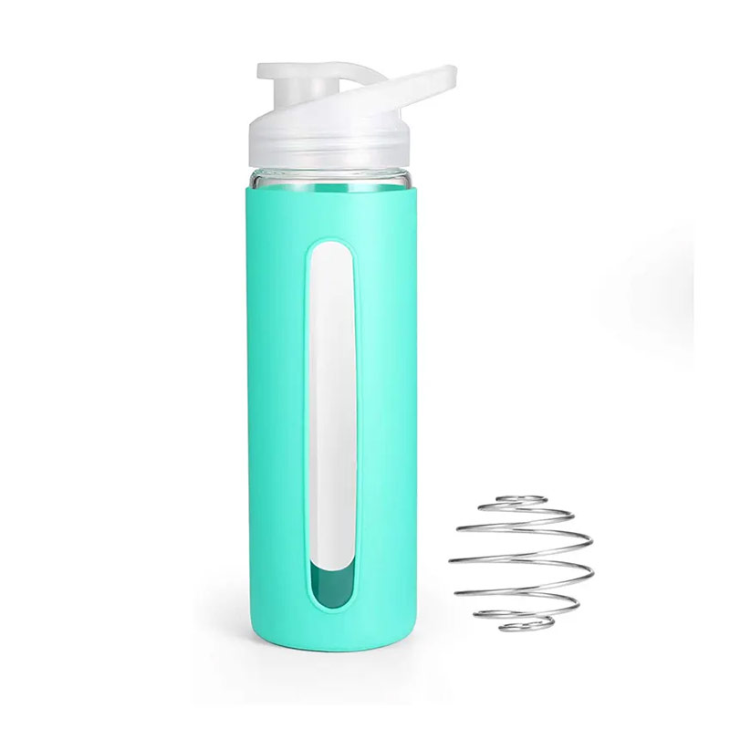 BPA free 28 oz neon clear leak proof fitness shaker bottle P01-0068 glam camp