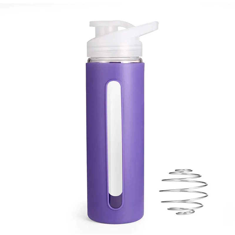 BPA free 28 oz neon clear leak proof fitness shaker bottle P01-0068 glam camp