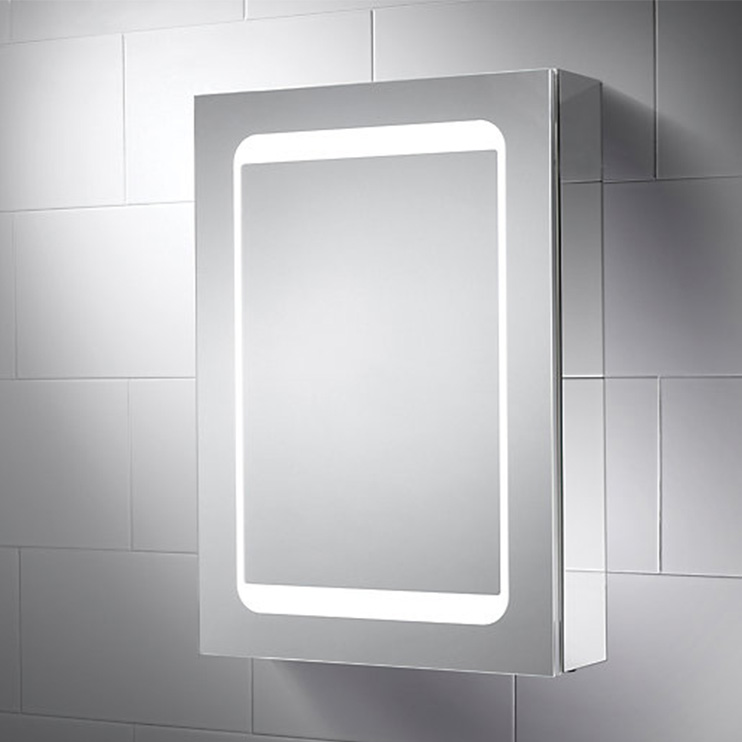 China Led Mirror Cabinet Manufacturers, Slimline Bathroom Mirror Cabinet With Shaver Socket