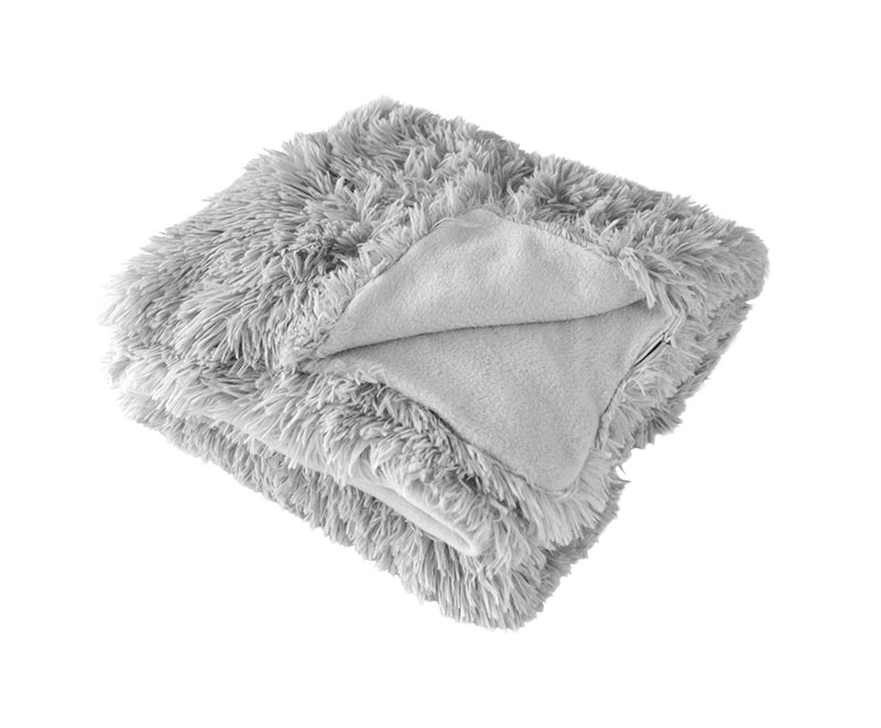 Matched color fleece 150gsm PV plush blanket 1010304