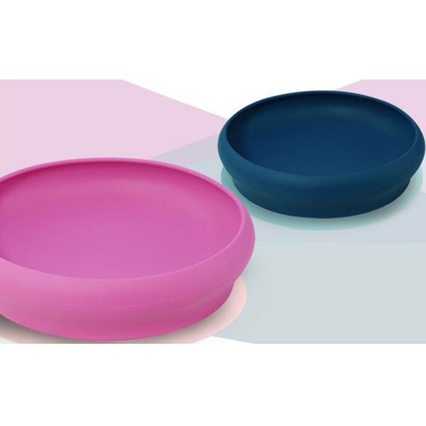 Foldable slow feeder dog bowls silicone
