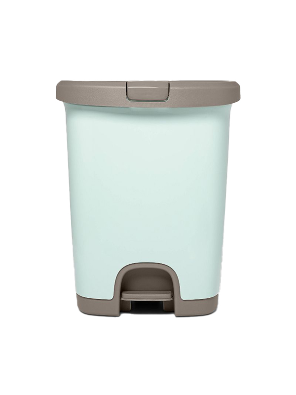 7Gal stepped trash can with locking lid