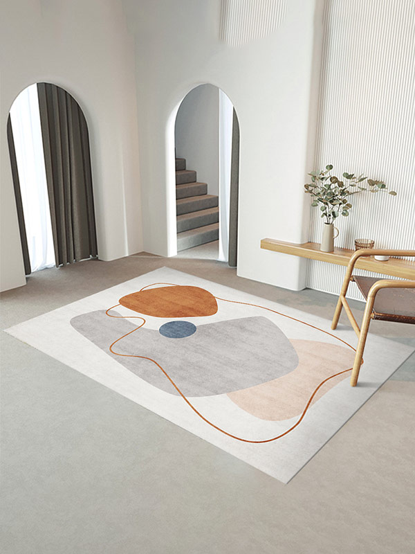 Simple light luxury living room carpet floor mat