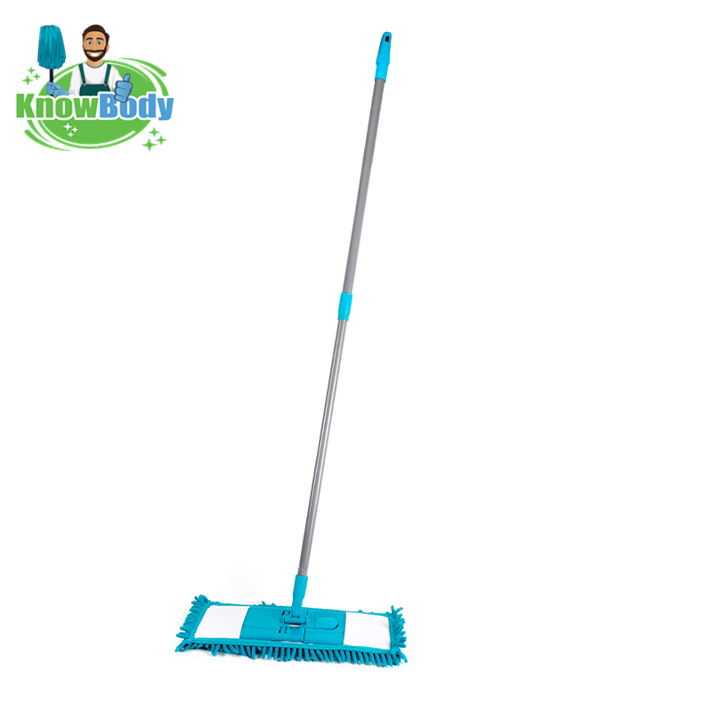 Dust mop dual-action microfiber mop