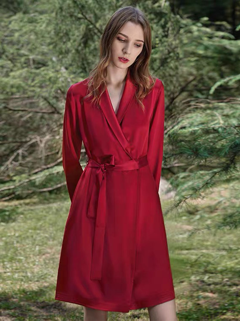Silk Satin Bridal Robe | Silk Robe | Silk Satin Robe