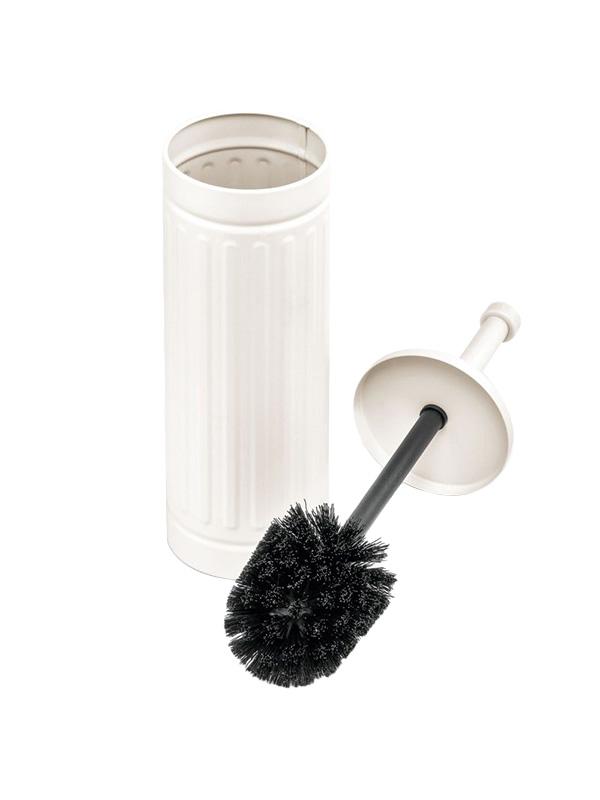 Modern compact bathroom toilet bowl brush and holder