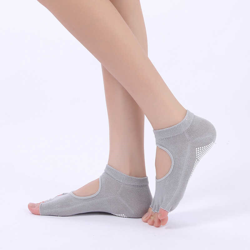 Grey Ladies Yoga socks