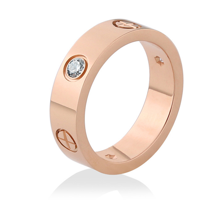 Rose Gold Stainless Steel Ring