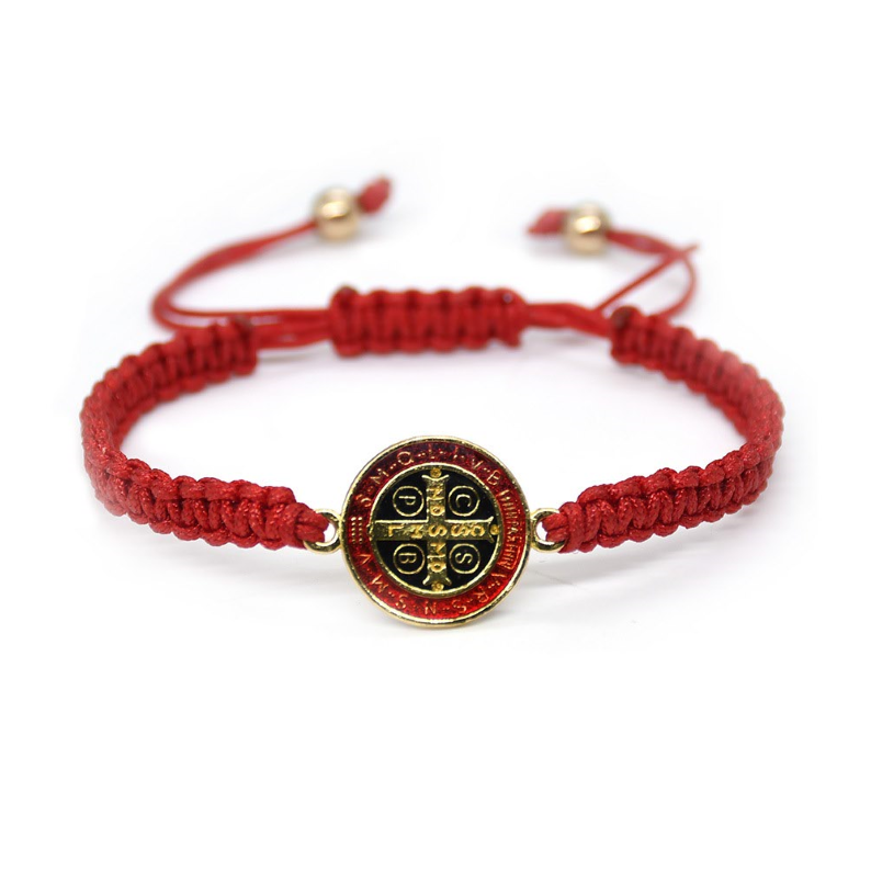 Red String Knot Catholic Bracelet