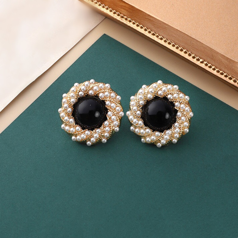 Pearl Beads Stud Earrings