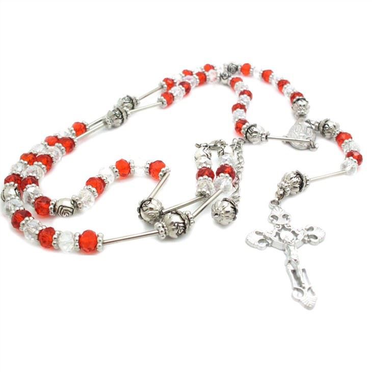 Crystal Glass Rosery Catholic Gifts