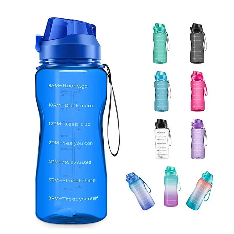 High -quality BPA plastic fitness bottle with custom logo P03-0160 glam camp