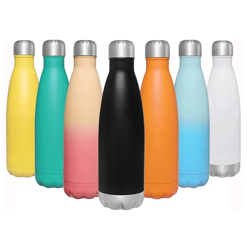 Vacuum double wall insulation wall outdoor sports stainless steel water bottle can be customized SX0574 glam camp