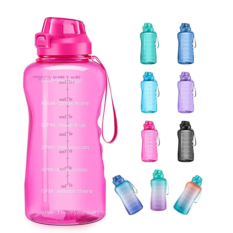 High -quality BPA plastic fitness bottle with custom logo P03-0160 glam camp