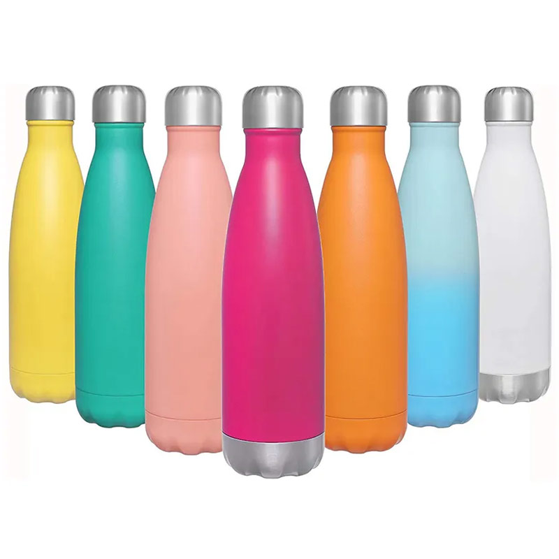 Vacuum double wall insulation wall outdoor sports stainless steel water bottle can be customized SX0574 glam camp