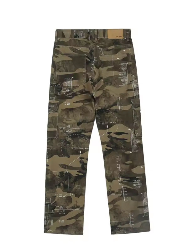 Camouflage Overalls Men'S Jeans