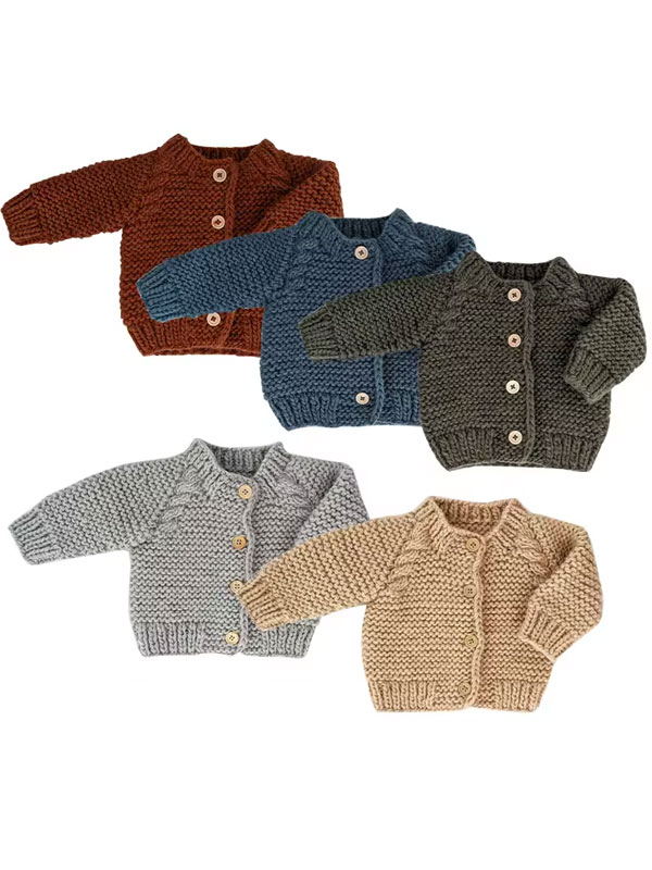 Cotton Knitted Baby Sweater