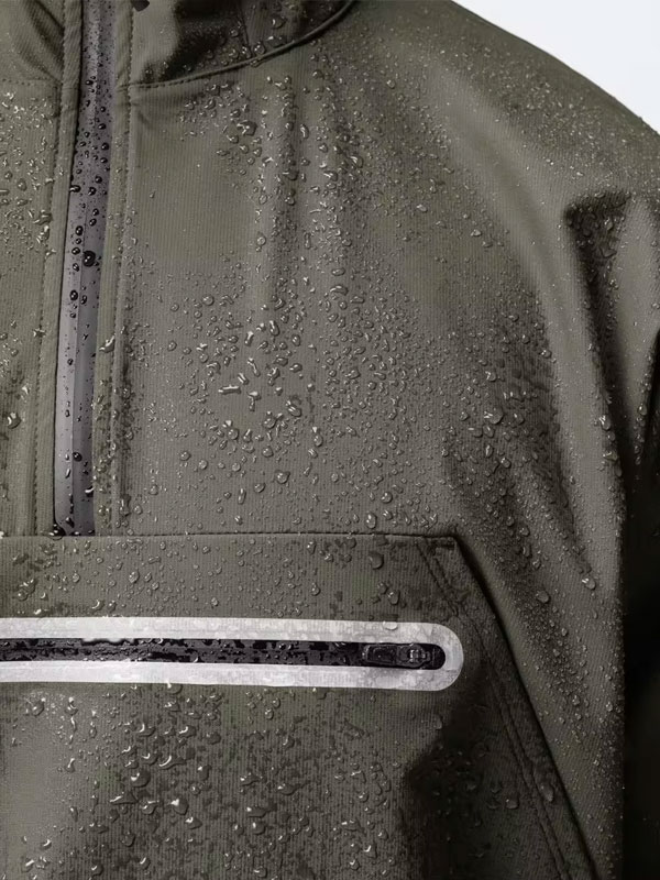 Reflective Arm Logo Sports Waterproof Jacket