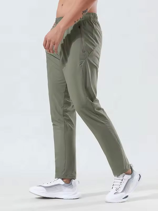 Reflective Men's Zip Up Running Pants