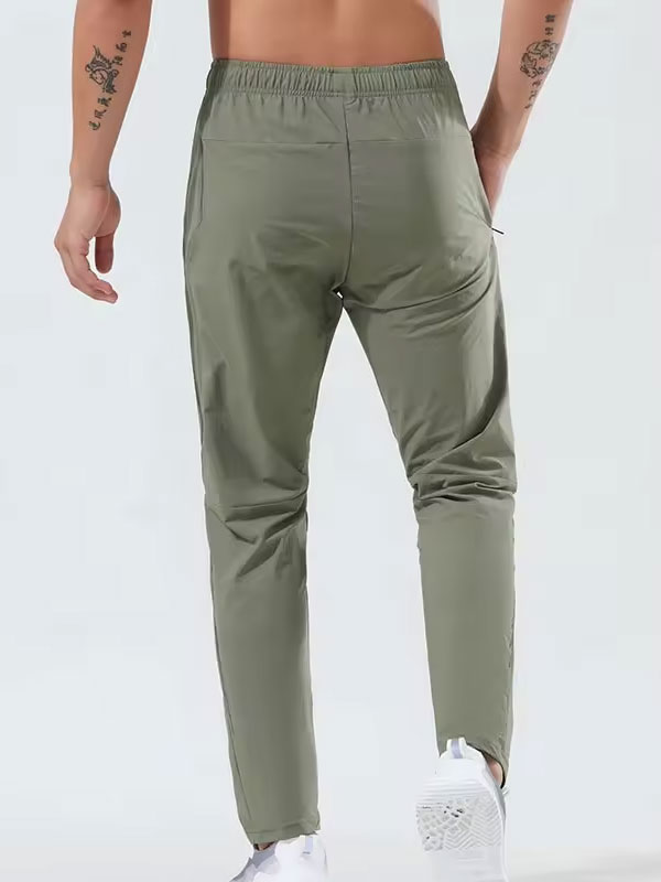 Reflective Men's Zip Up Running Pants