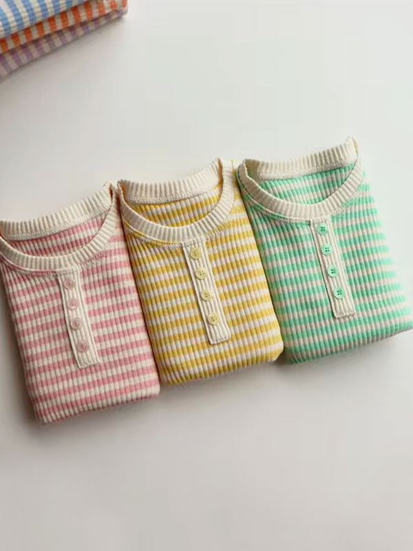 Ribbed Baby Home Pajamas