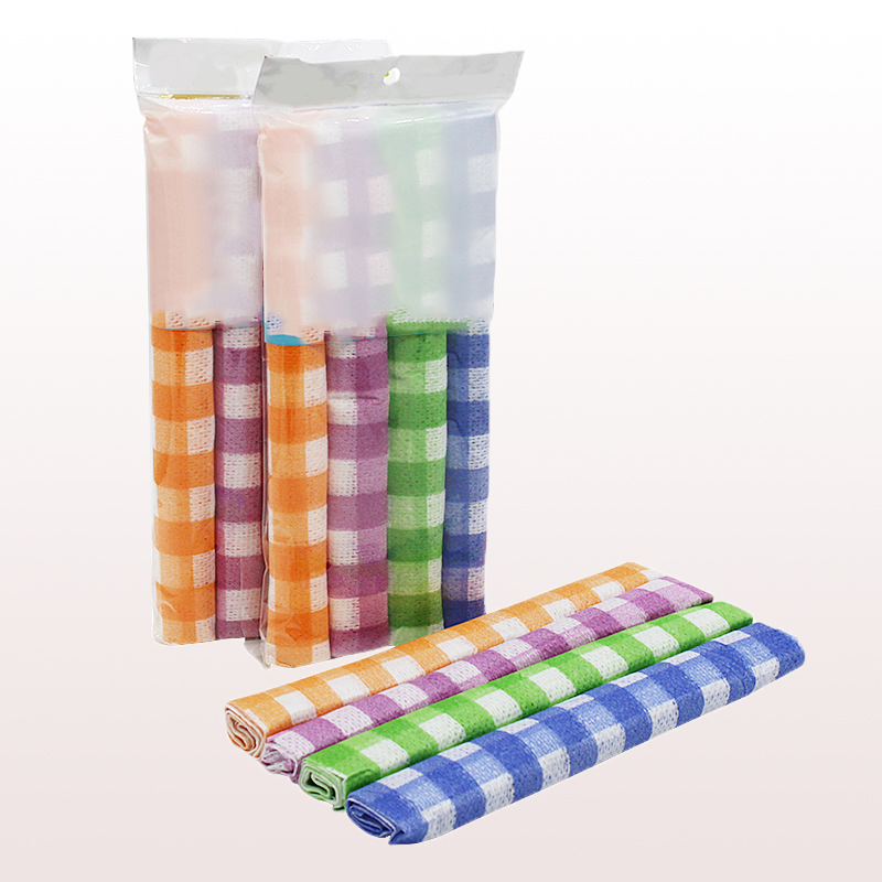 Reusable kitchen nonwoven fabric absorbs oil and water