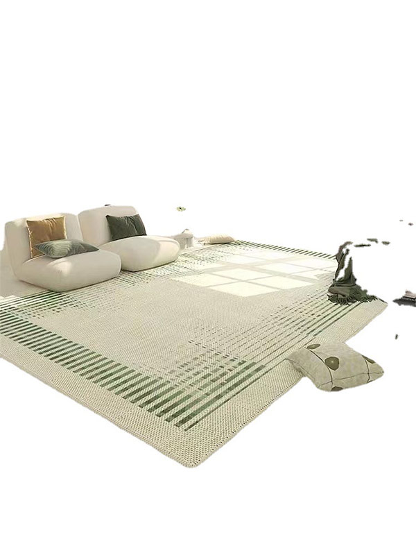 Light luxury loop pile living room rug