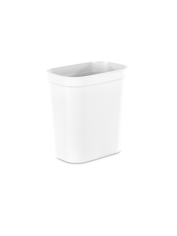 2.5Gallon wastebasket white