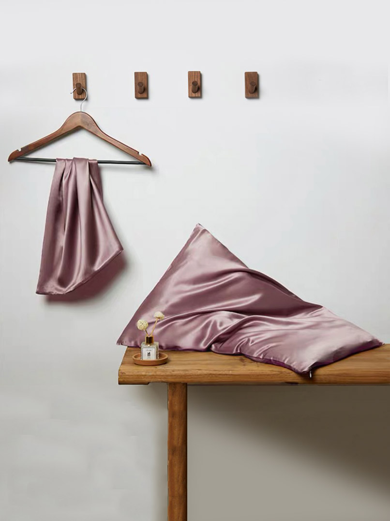 Silk Pillowcase Zipper Style | Silk Pillowcase | Zipper Silk Pillowcase