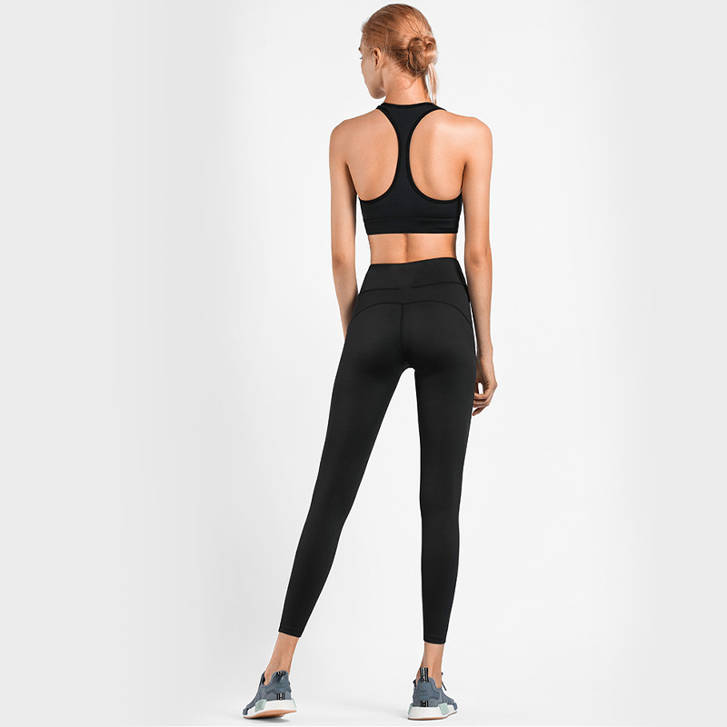 Wholesale custom women yoga pant fitness apparel high waisted workout sport gym leggings